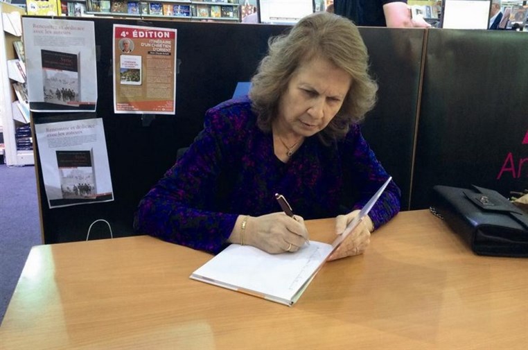 Signature of the book Un mois à la cantine  (A Month in the canteen)